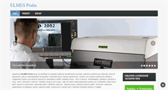 Desktop Screenshot of elmes.cz
